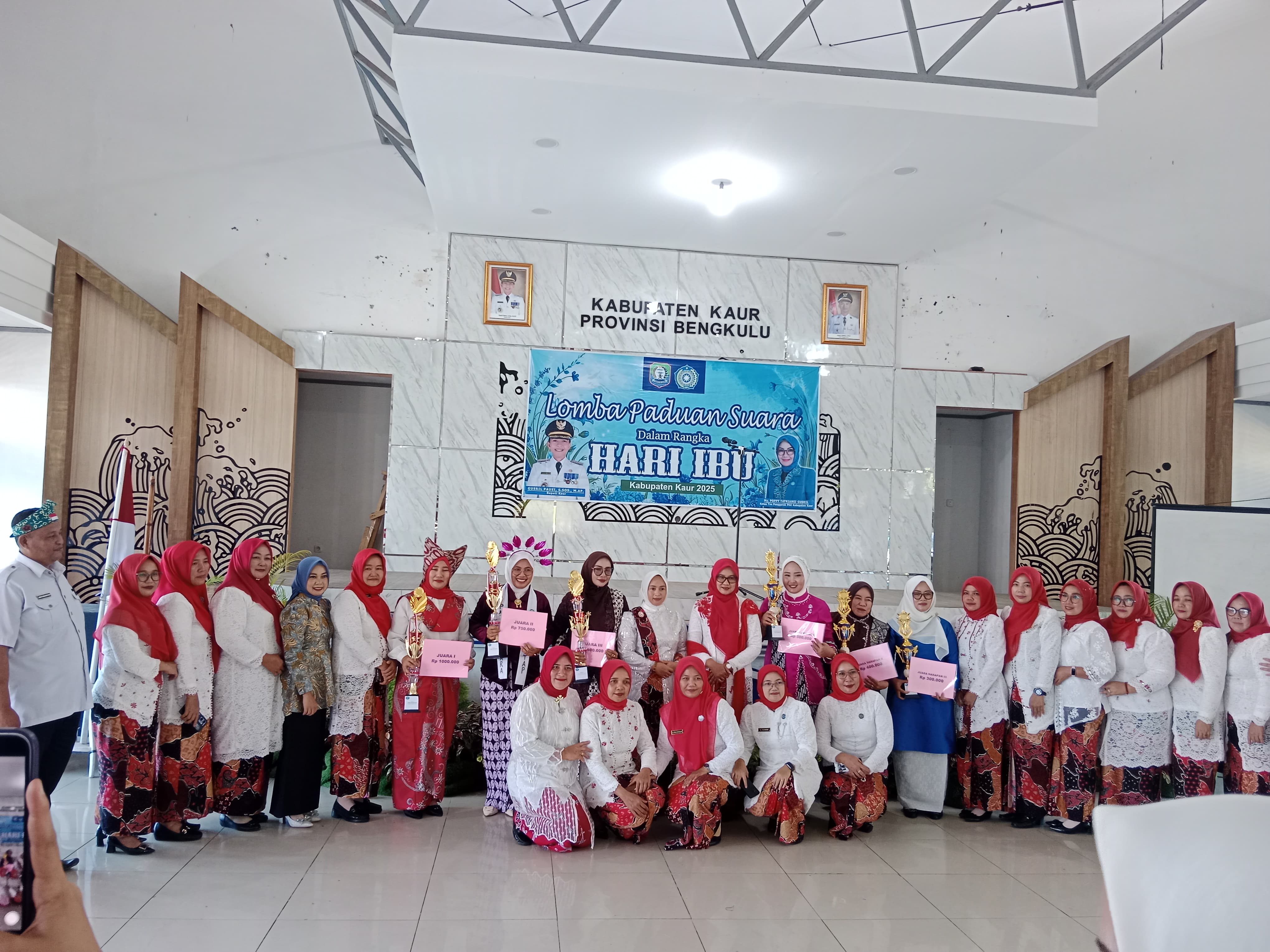 Meriahkan Hari Ibu, PKK Kabupaten Kaur Gelar Lomba Paduan Suara