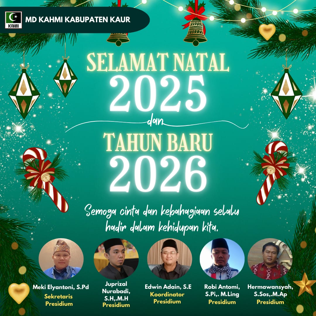 KAHMI Kaur Ucapkan Selamat Natal dan Tahun Baru: "Damai dan Sukacita Bagi Semua