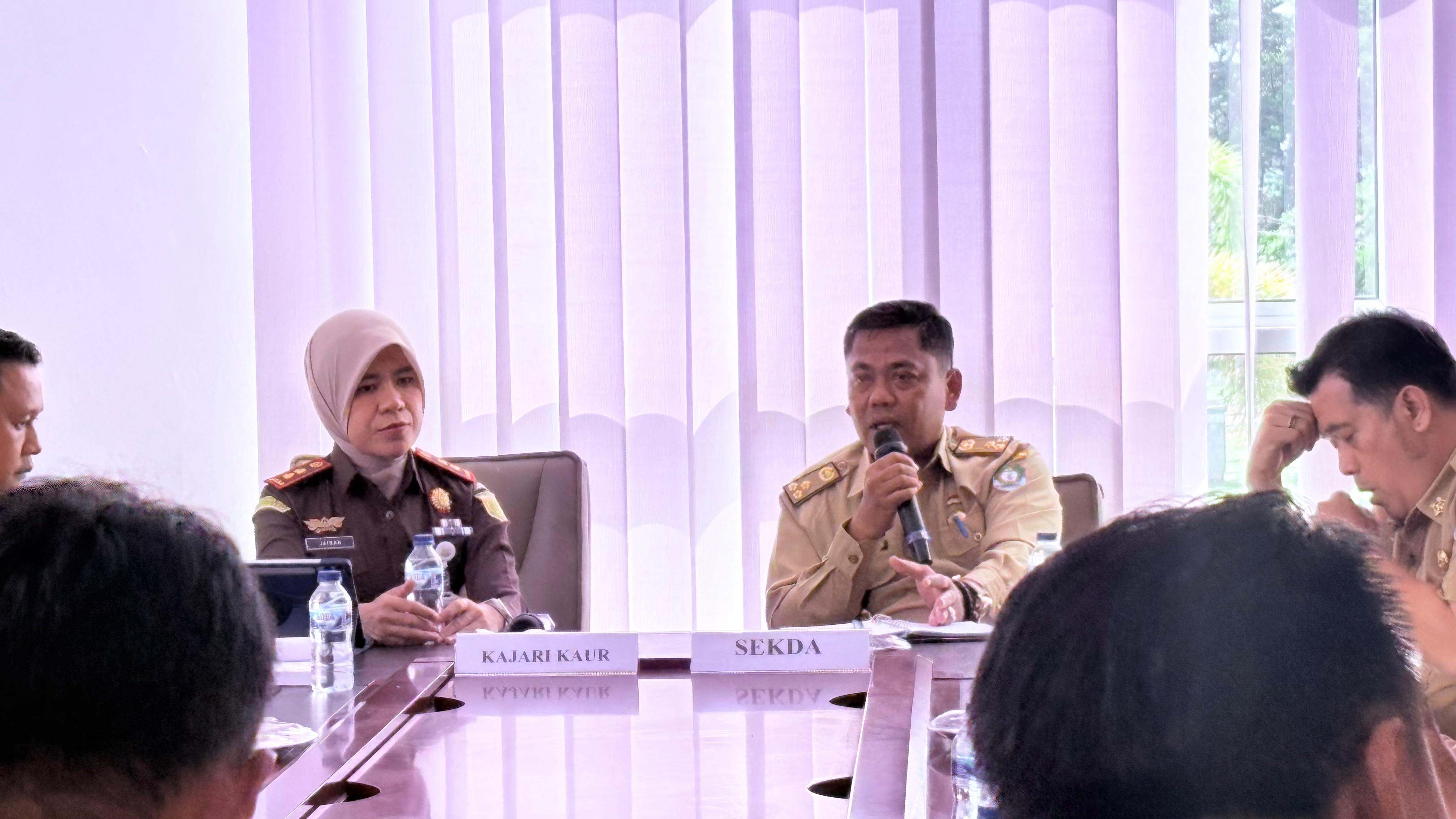 Sinergitas Kejari Kaur  dan Pemda Dalam Pelaksanaan Pidana Sosial