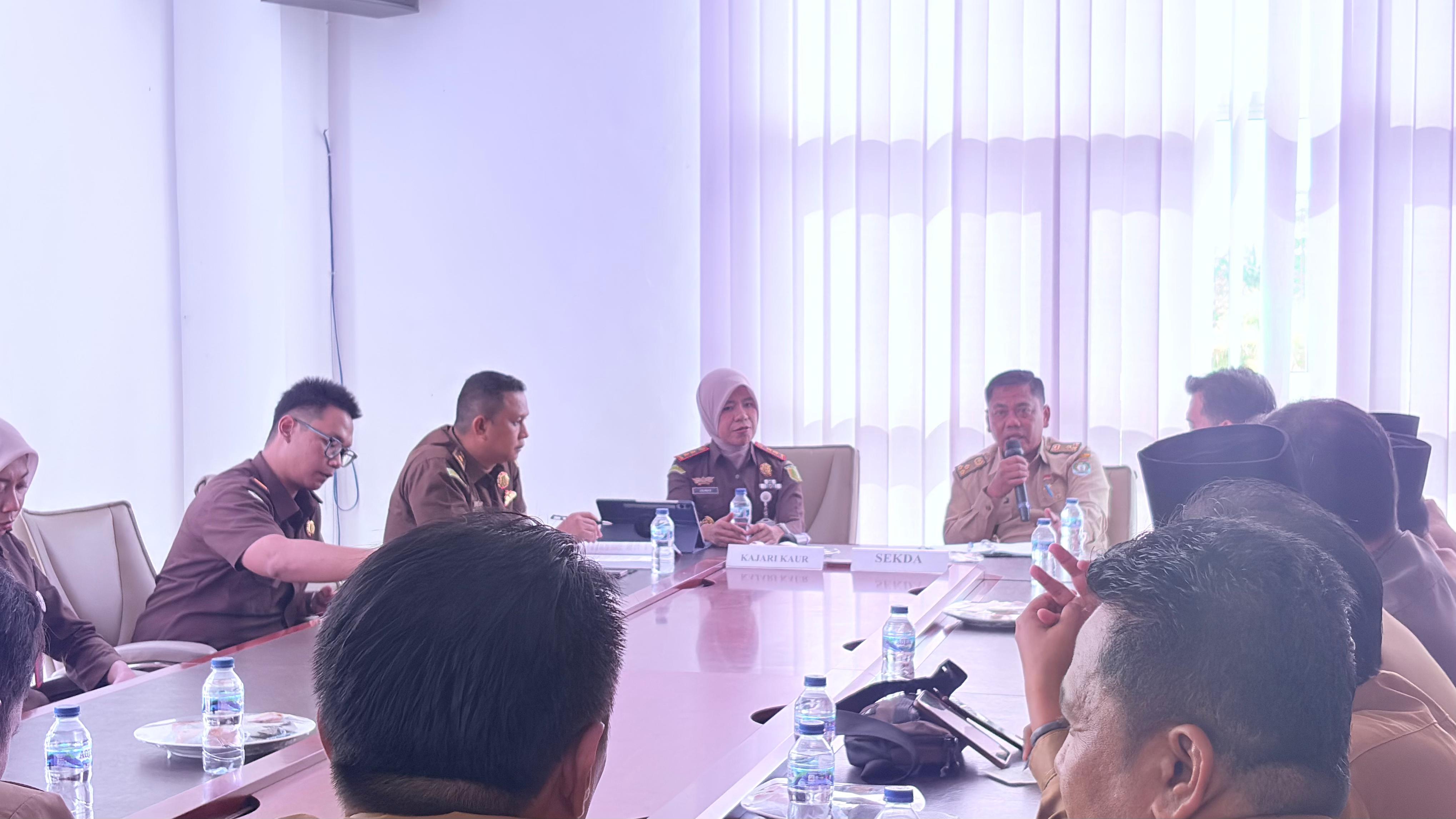 Sinergitas Kejari Kaur  dan Pemda Dalam Pelaksanaan Pidana Sosial