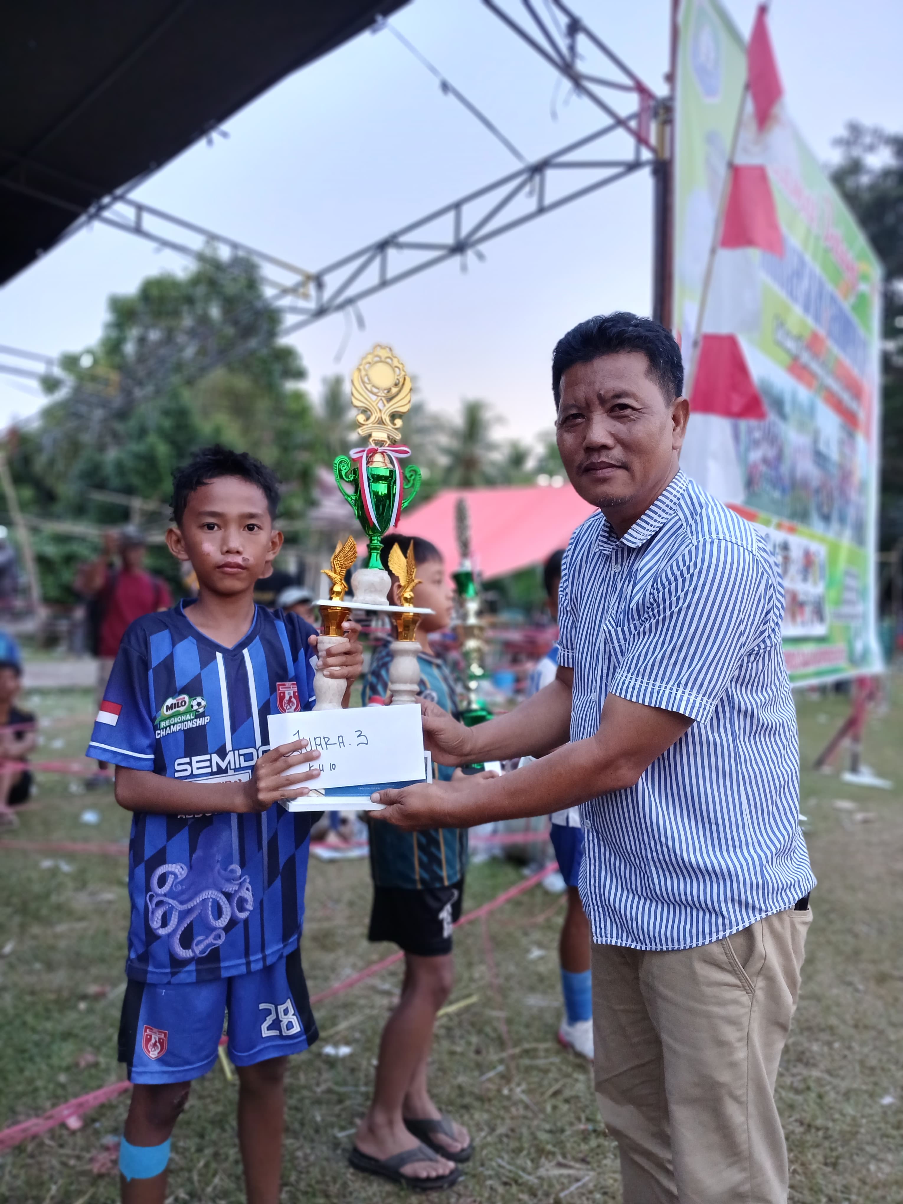 SSB Semidang Kaur Finis Ketiga di Serumpun Cup I ; Pembina Apresiasi Dukungan Sekolah dan Orang Tua