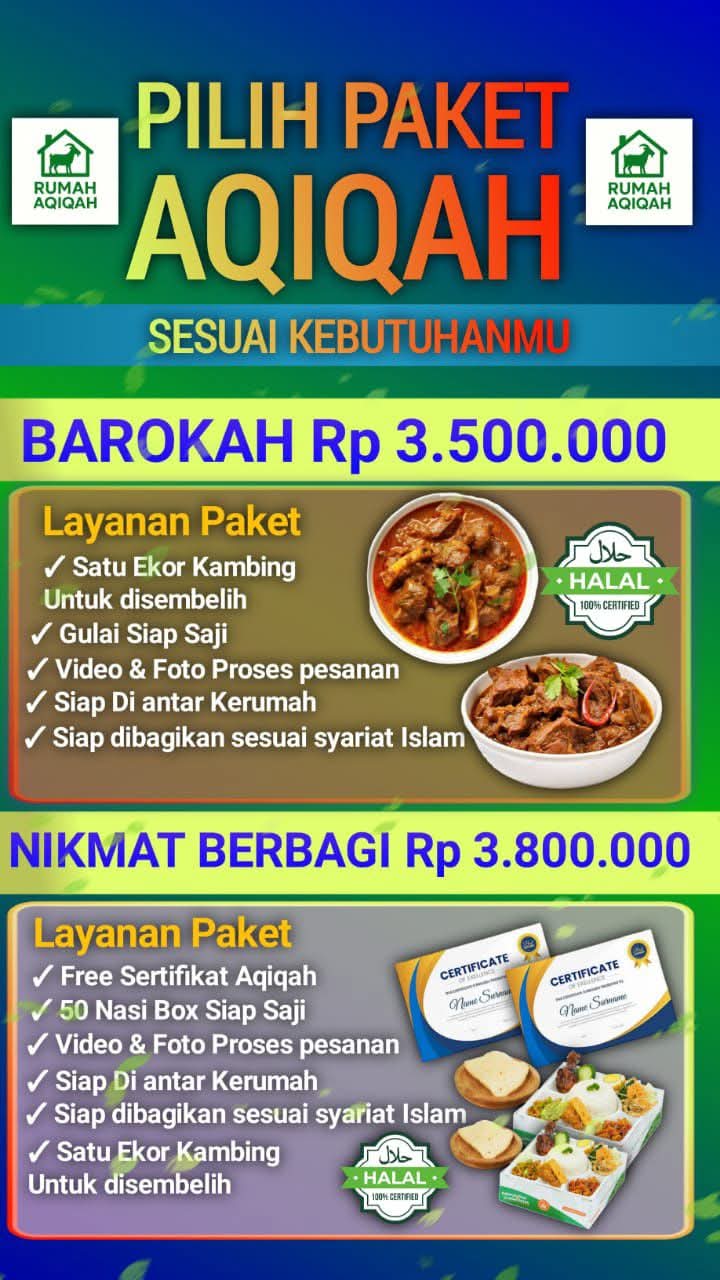 Rumah Aqiqah Hadirkan Solusi Aqiqah Praktis, Halal, dan Sarat Keberkahan