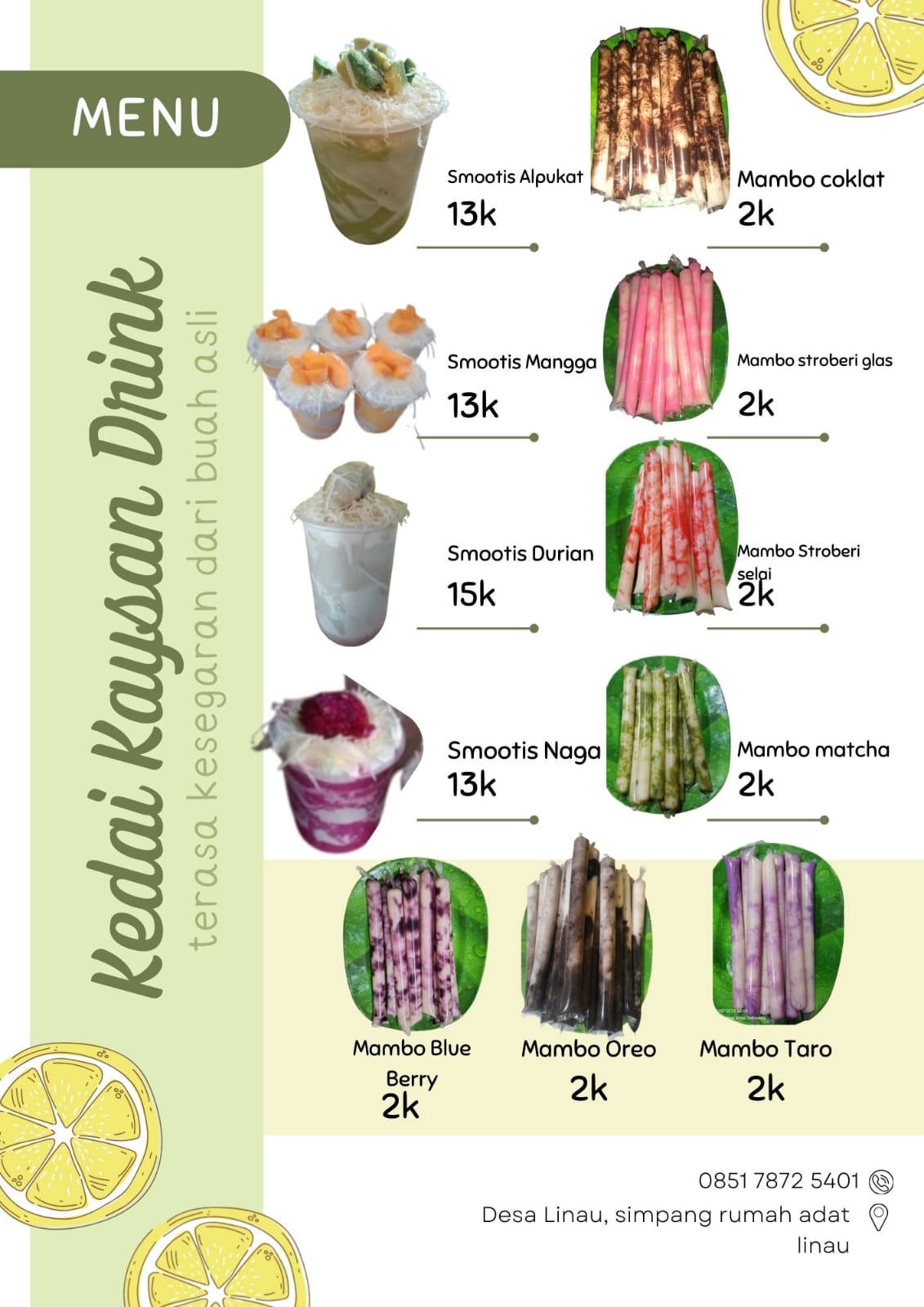 Kaysan Drink : Destinasi Favorit Pelepas Dahaga di Jalur Lintas Sumatra Kaur