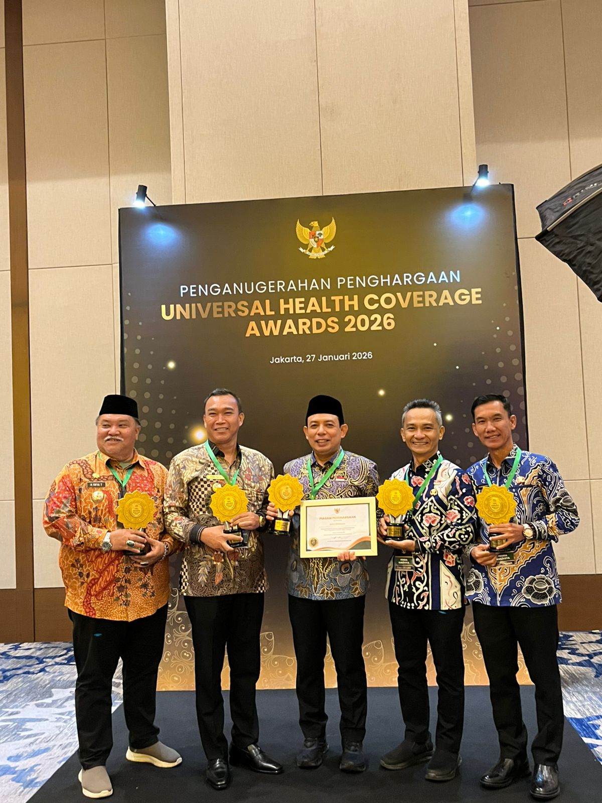 Kaur Raih Penghargaan UHC 2026, Wujud Komitmen Tingkatkan Layanan Kesehatan