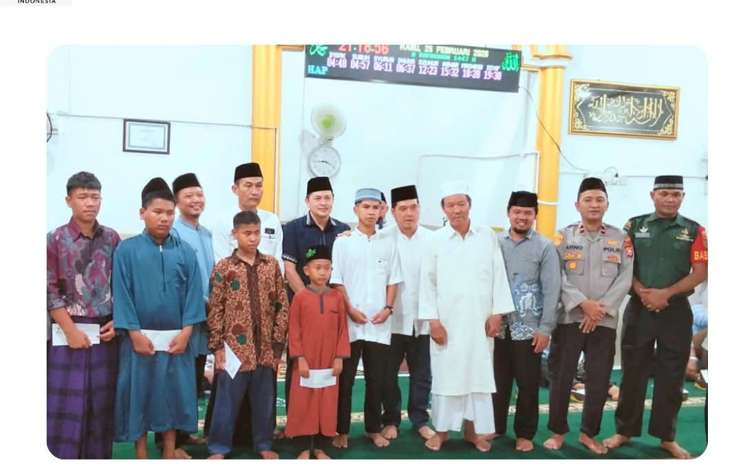 Safari Ramadhan di Muara Sahung ; Pemda Kaur dan BAZNAS Salurkan Santunan hingga Bedah Rumah