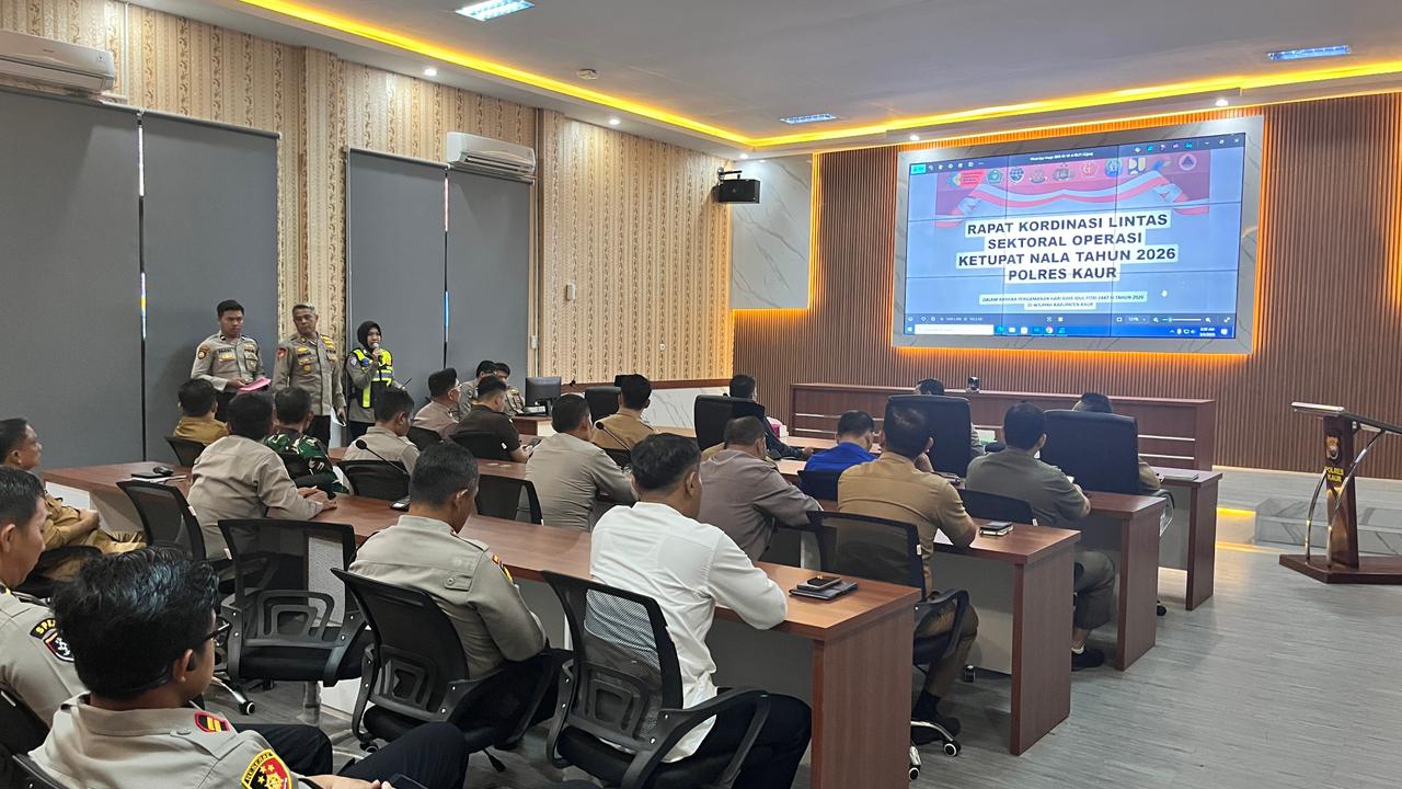 Polres Kaur Matangkan Operasi Ketupat Nala 2026 ; Pengamanan Lebaran Diperketat