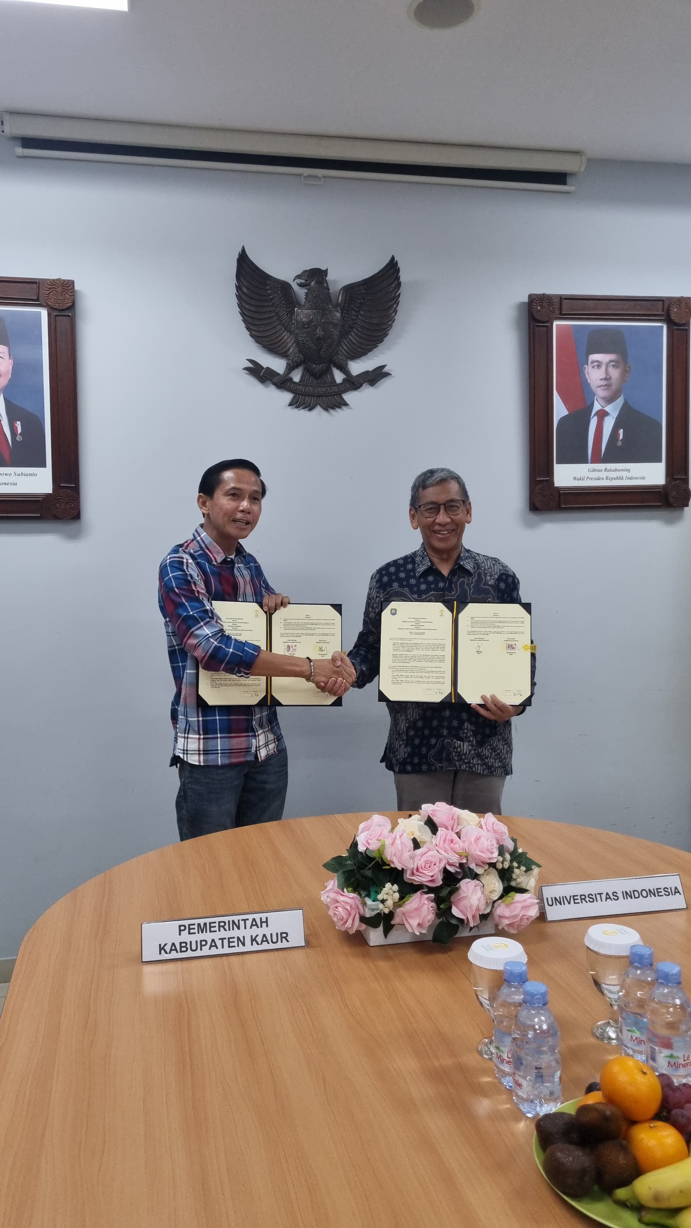 Bupati Kaur Hadiri Penandatanganan MoU dengan Universitas Indonesia ; Perkuat Akses Beasiswa