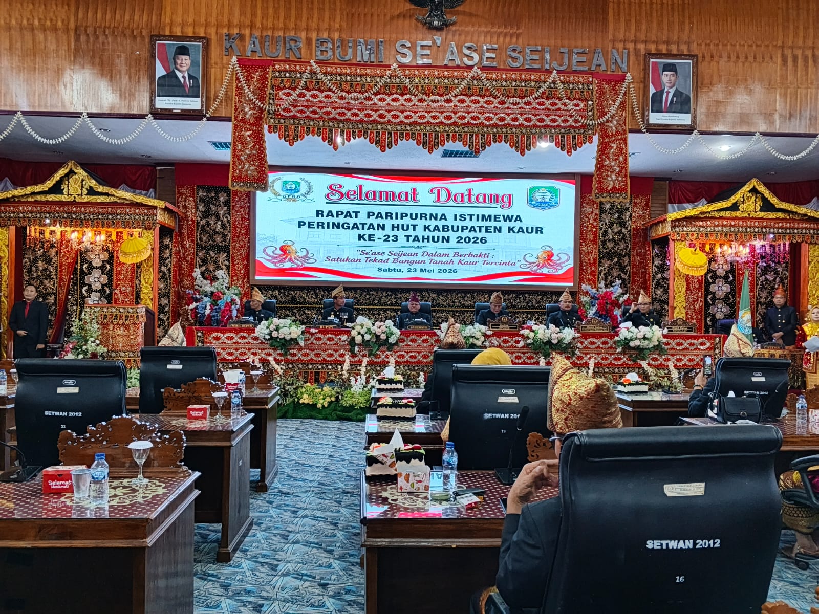 DPRD Kabupaten Kaur Gelar Paripurna Istimewa HUT Ke-23 ; Perkuat Semangat Pembangunan