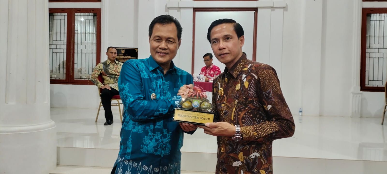 Bupati Kaur Gusril Pausi S.Sos.,M.Ap Sambut Bupati Muara Enim ; Penandatanganan MoU Jadi Langkah Besar Pembangunan