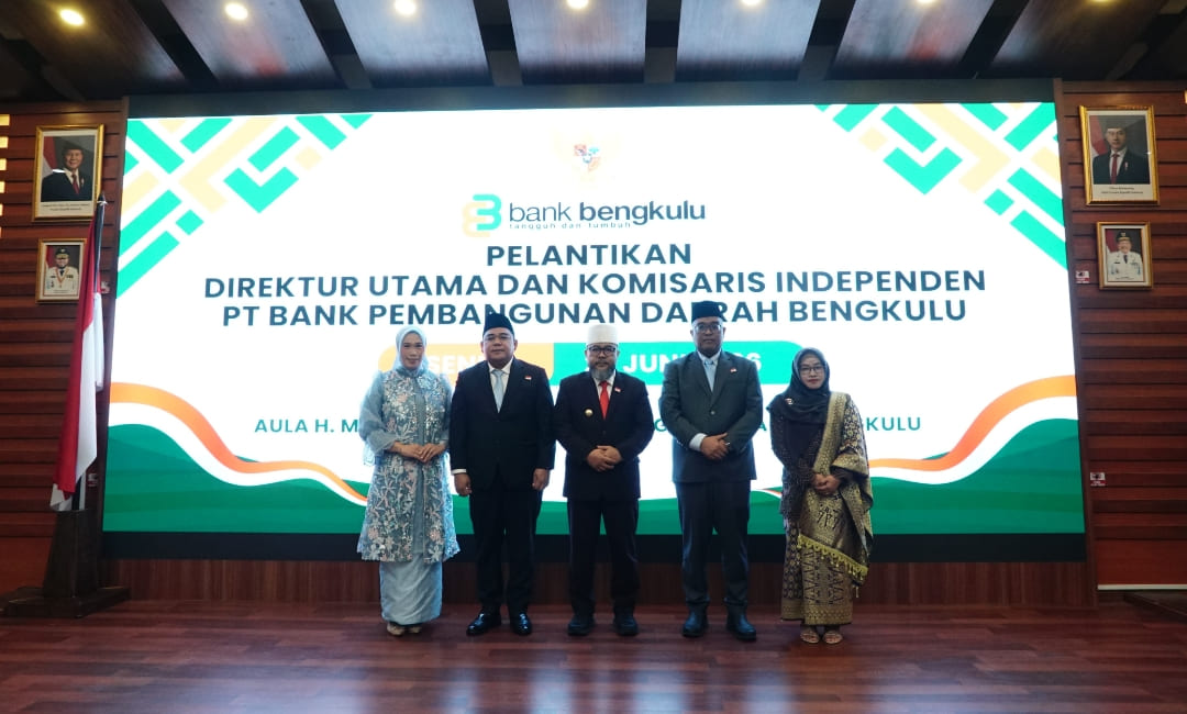 Pelantikan Pimpinan Baru Bank Bengkulu ; Optimistis Hadapi Tantangan Ekonomi